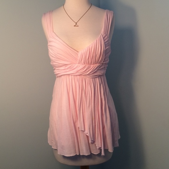 Beautiful Baby Pink Grecian Top