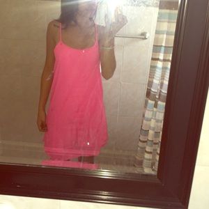 💖NEON PINK FLOWY DRESS💖