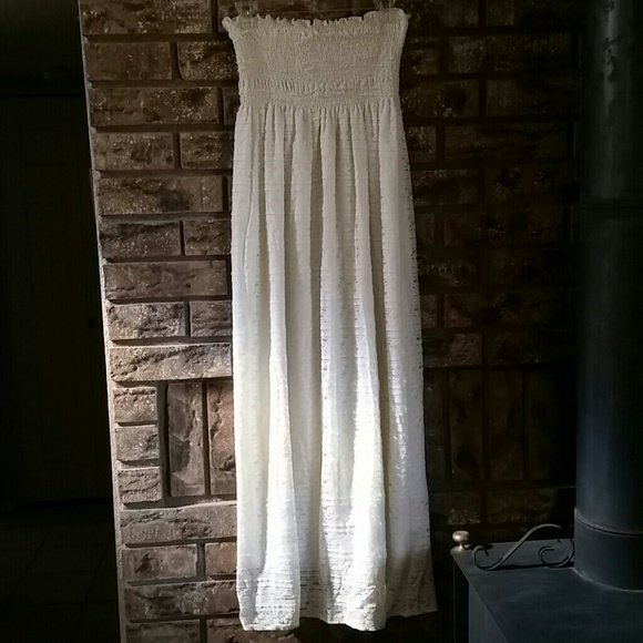 Cream Lace Dress