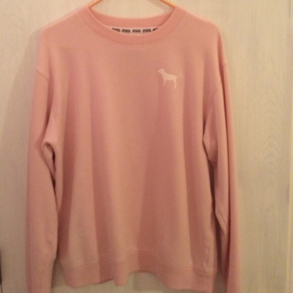 Pink VS crewneck