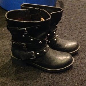 Boots, booties, guess, black