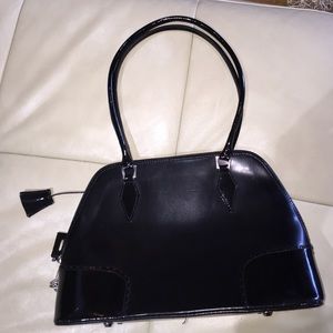 Make an offer  leather and patent Tiffany n Fred