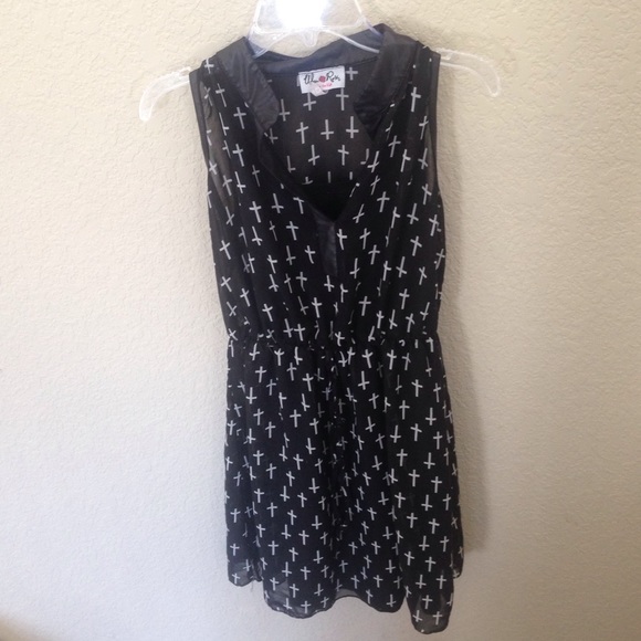 Black and white cross dress