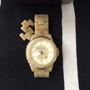 Michael Kors Bone Ceramic Watch