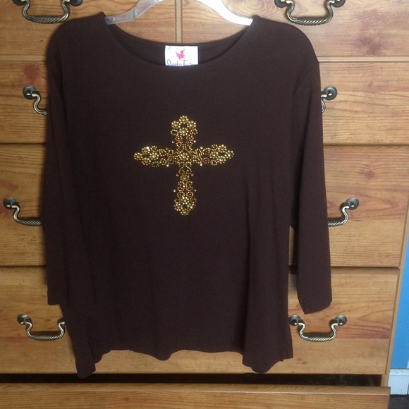 3/4 sleeve Quacker Factory