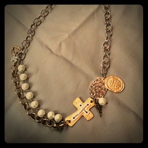 Multi charm necklace. Costume new.