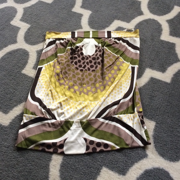 Trina Turk silk strapless top