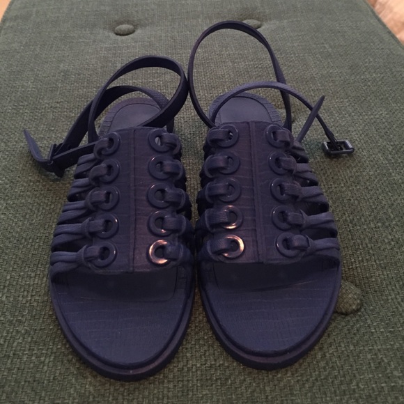 Givenchy blue sandals. Size 6