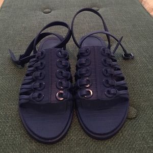 Givenchy blue sandals. Size 6