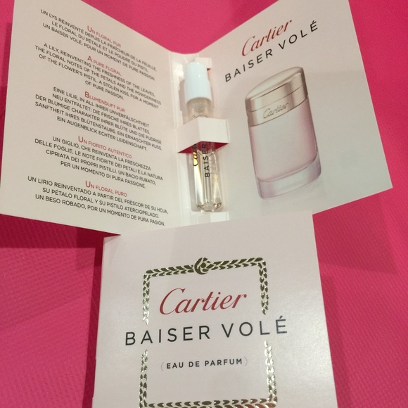 Cartier BAISER VOLE EAU DE PARFUM 1.5ml 2 Sample.