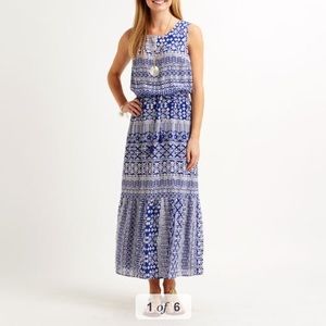 St. Bar tha inspired cobalt blue maxi