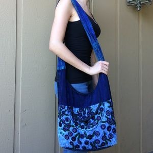 Handmade Blue Boho Bag