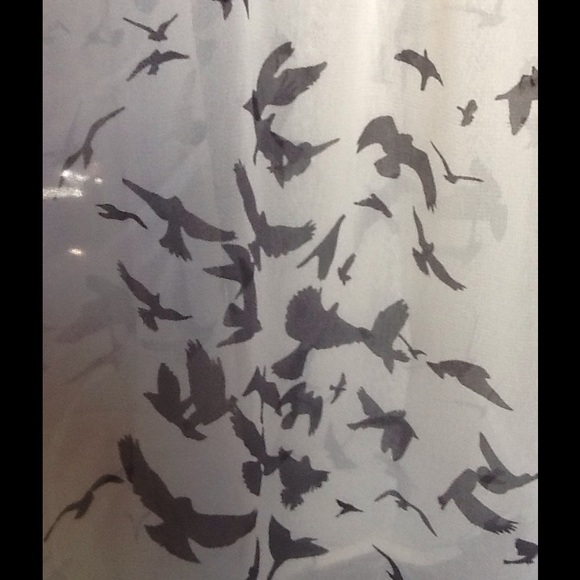 SALE!!! Birds in Flight! NWT sheer top! - Picture 4 of 4