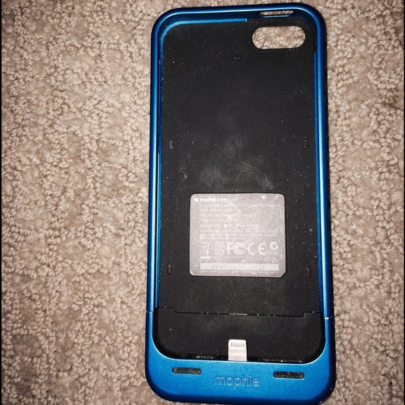Royal Blue Mophie iPhone 5s charger