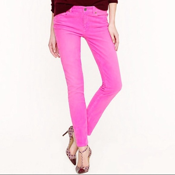 j.crew hot pink toothpick jeans - Picture 2 of 2