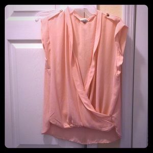 Blush pink hi-Lo top