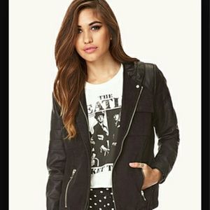 Faux Leather Jacket