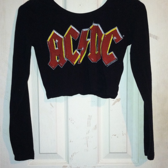 ACDC Crop top