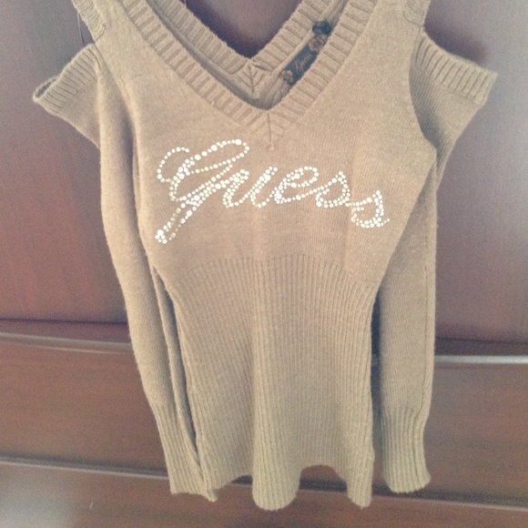 Guess brown sweater