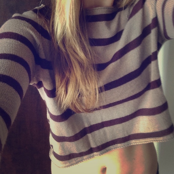 Crop top striped