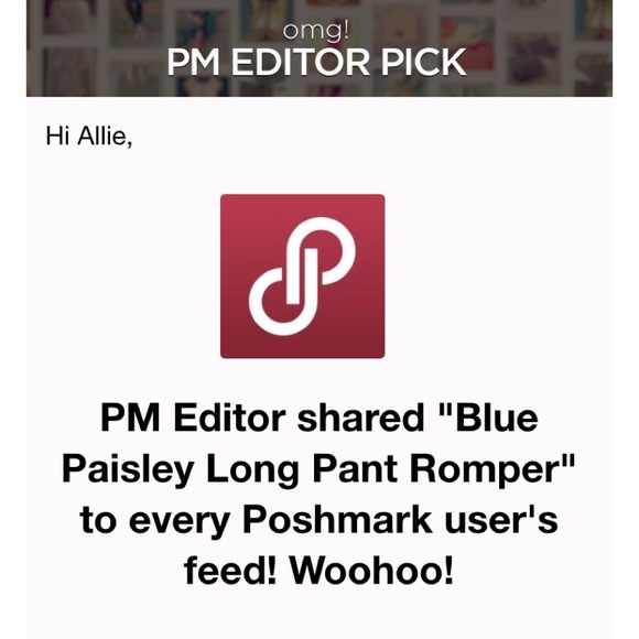 Sold PM EDITOR PICK 🎉| Blue Paisley Romper - Picture 4 of 4