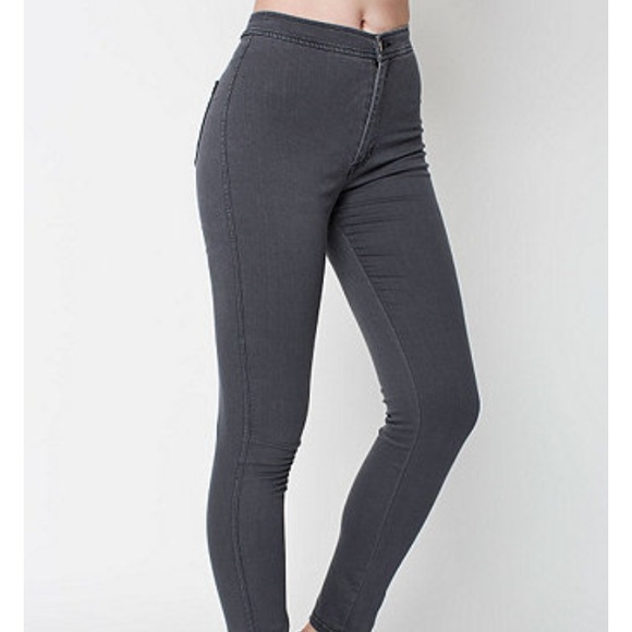 American Apparel Easy Jean XS high waist grey