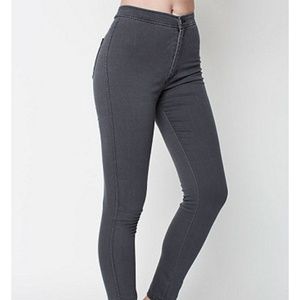 American Apparel Easy Jean XS high waist grey