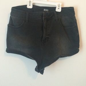 BDG high rise, really cheeky black shorts