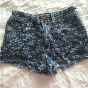 Pacsun paisley print shorts