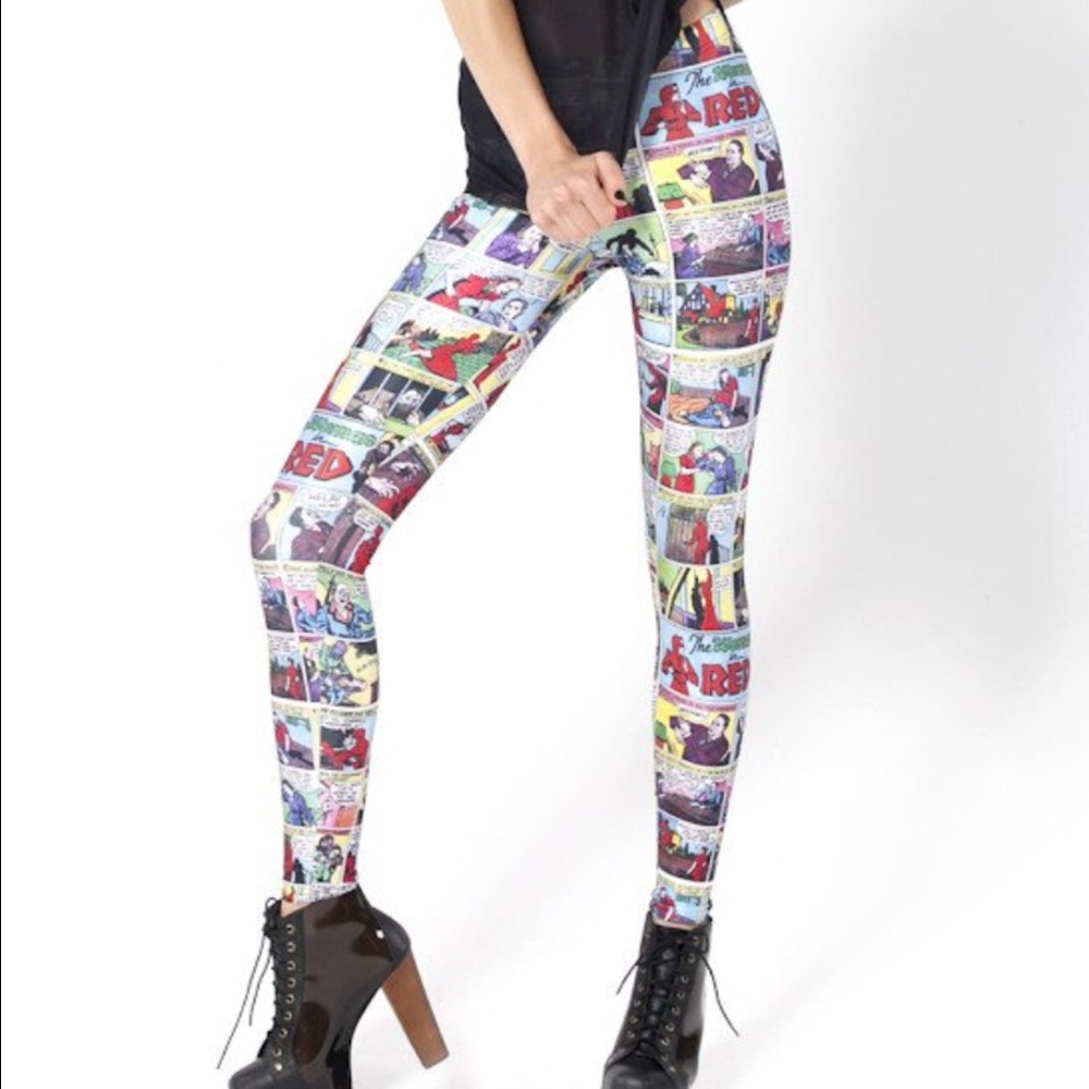 BlackMilk Woman in Red Ep. 1 Leggings MUSEUM