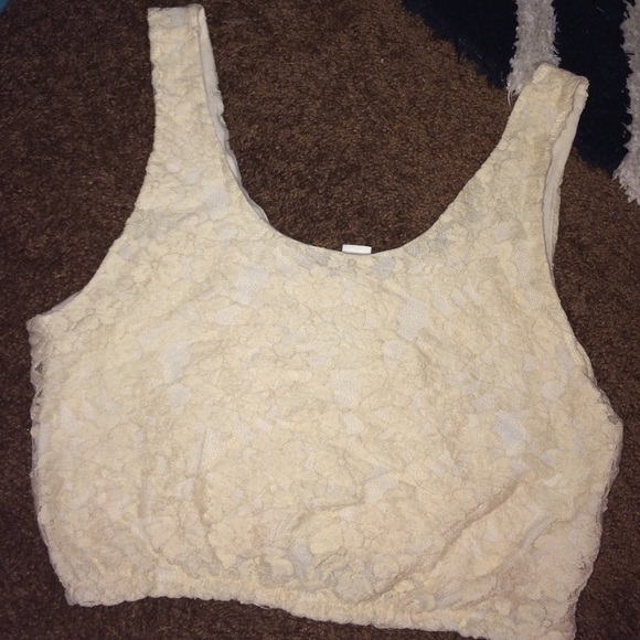 Lace crop top