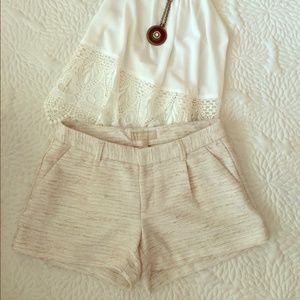 Banana Republic Gold Sparkle Shorts