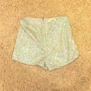 Sparkly shorts!