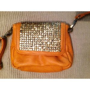 STREET LEVEL Small, Tan Studded Bag