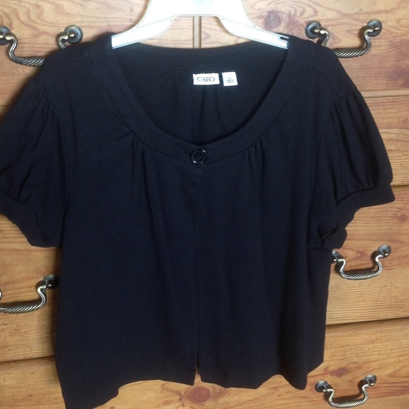 Cato XL short sleeve shrug