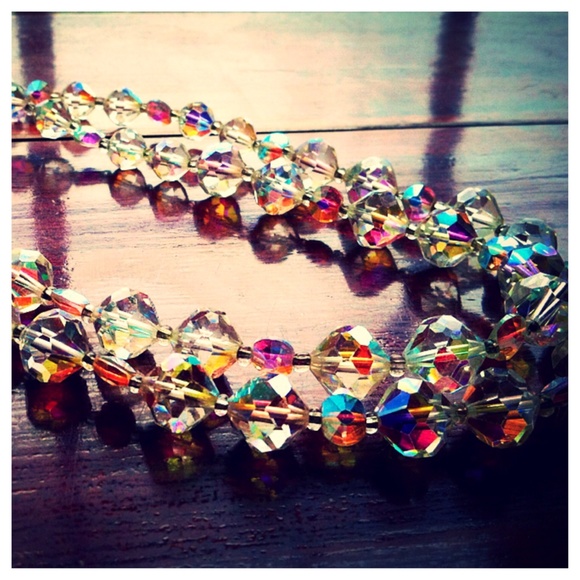 clear glass marvella necklace