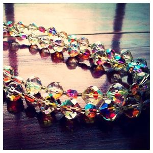 clear glass marvella necklace