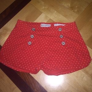 Red Polka Dot Sailor Shorts