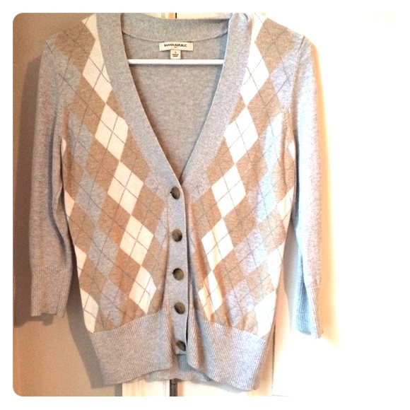 Banana Republic Argyle Sweater