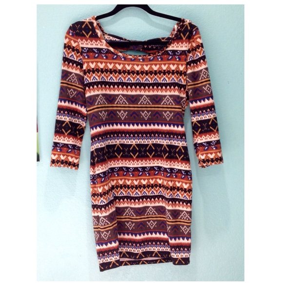 Tribal print dress