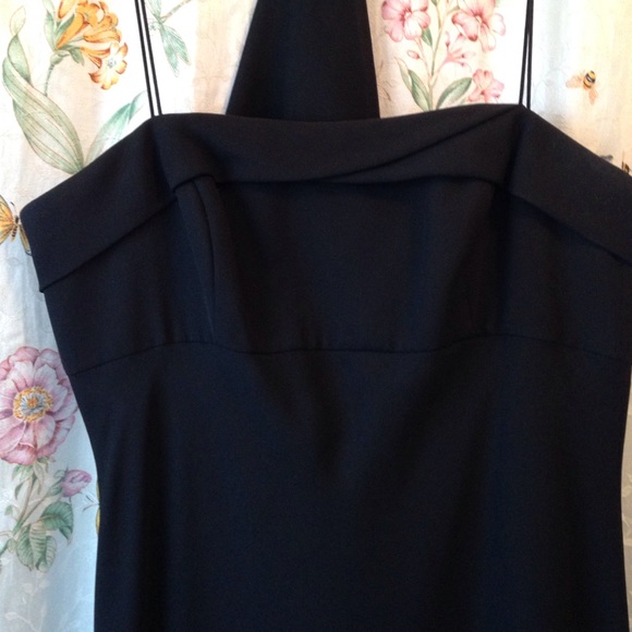 Black full length dress