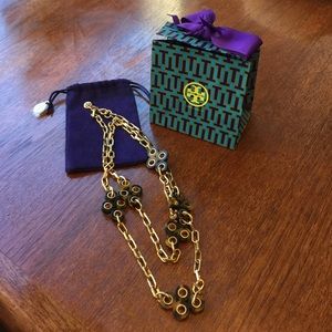 **on hold** Tory Burch Clover necklacewithtortoise
