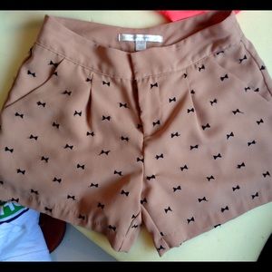 Lauren Conrad bow shorts