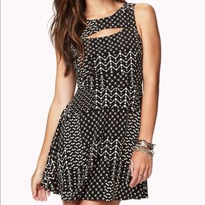 F21 Geo Skater Dress