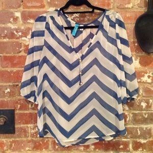 Chevron blouse