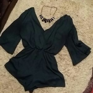 Teal romper