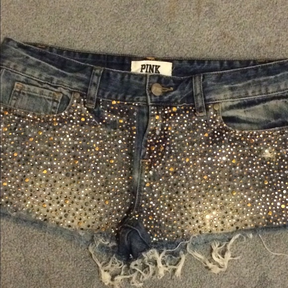 NWOT Blingy PINK shorts!