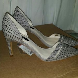 Zara grey studded shoes