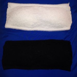 Padded lace bandeaus