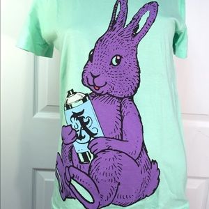 Kidrobot Women's AIKO Bunny S/S Boyfriend T-Shirt!